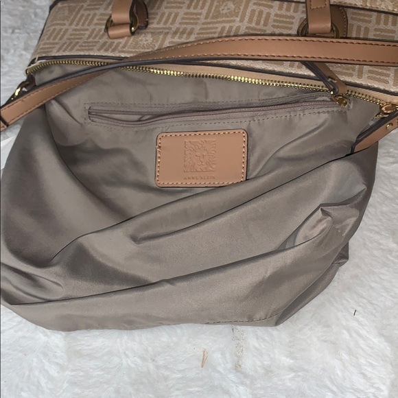 Anne Klein Tan Patterned Women's Bag - Picture 11 of 14